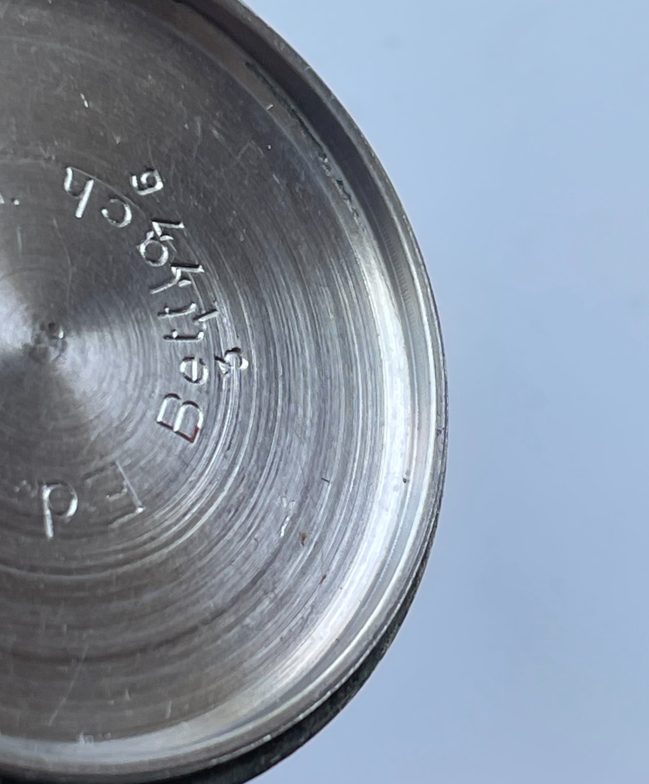 Vintage Ed. Kummer S.A. Bettlach Case Back 29.8mm Stainless Steel Waterproof