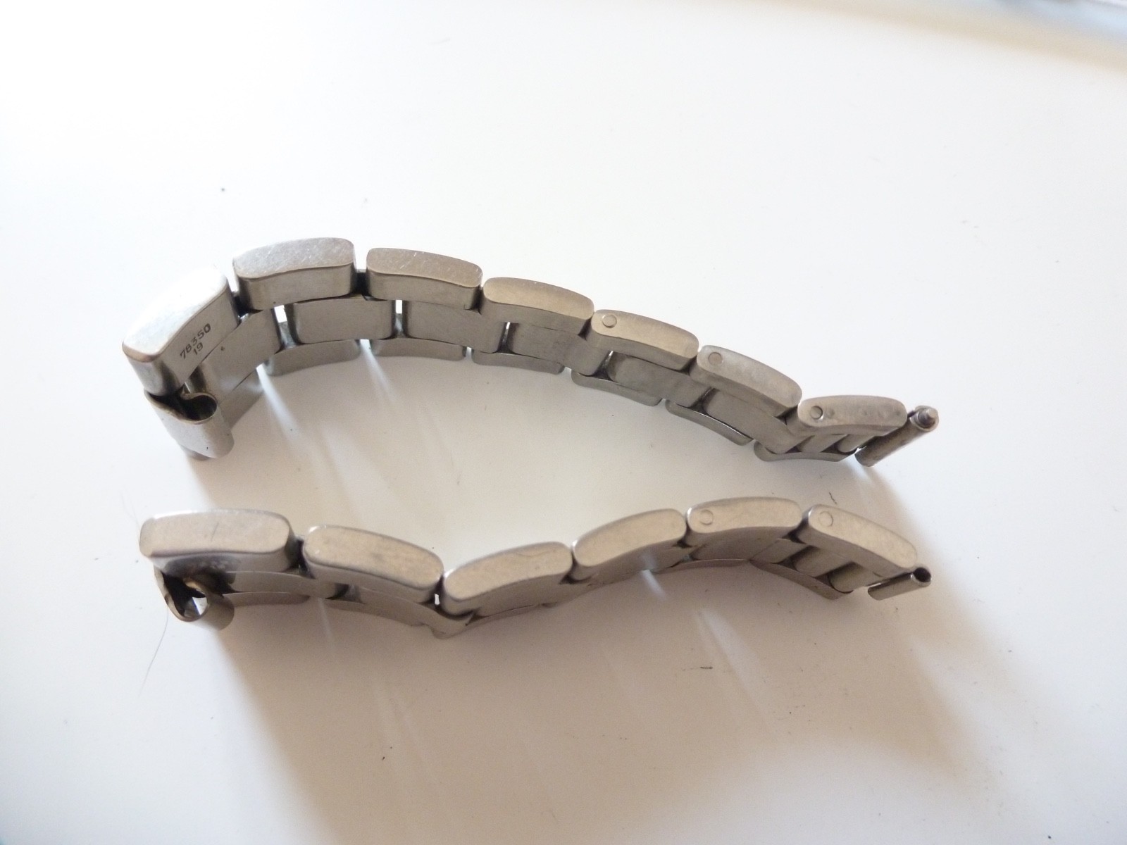 2 Half ORIGINAL Rolex Steel Bracelet 78350 19MM length Oyster without ends