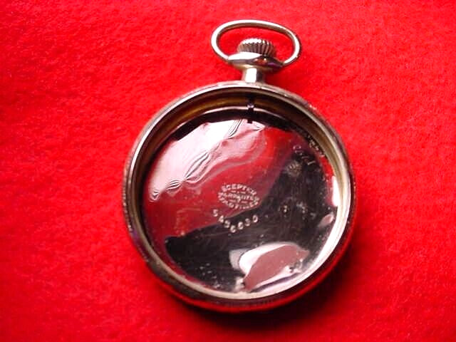 16 SIZE GOLD FILLED SCEPTOR OPEN FACE WATCH CASE! #17