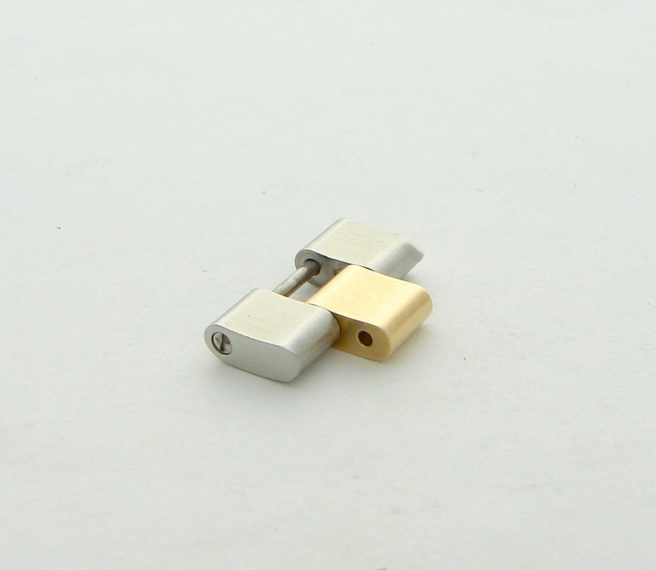CARTIER ROADSTER 18K GOLD STAINLESS STEEL LINK 18 MM