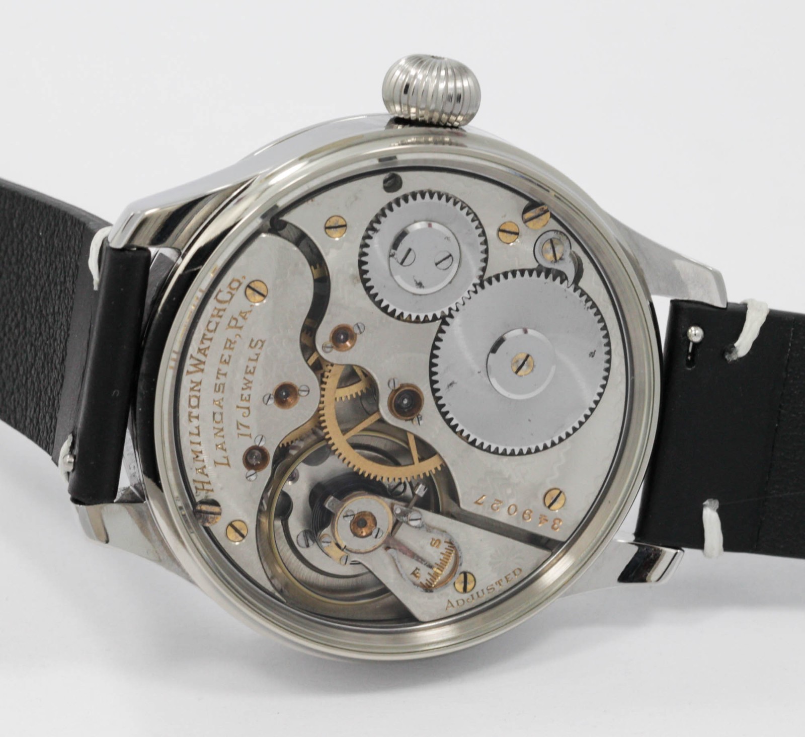 Stainless steel case for marriage watch will fit Hamilton 973 976 16s movement