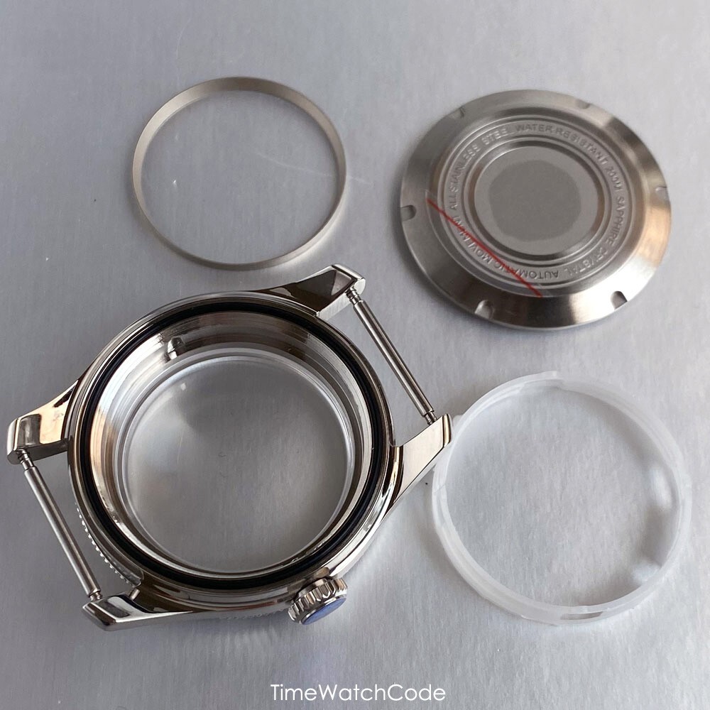 40mm NH35 Diving Watch Case Bubble Sapphire Fit NH36 NH38 PT5000 ETA2824 20BAR