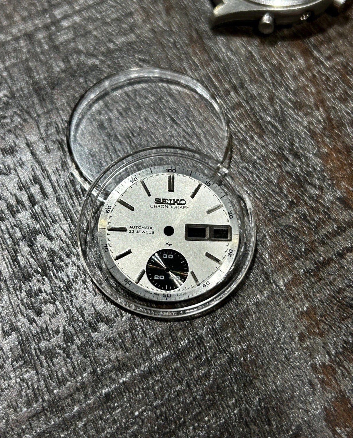Seiko 7018-8000 Flyback One-Eyed Panda Parts for Repair Or Restoration