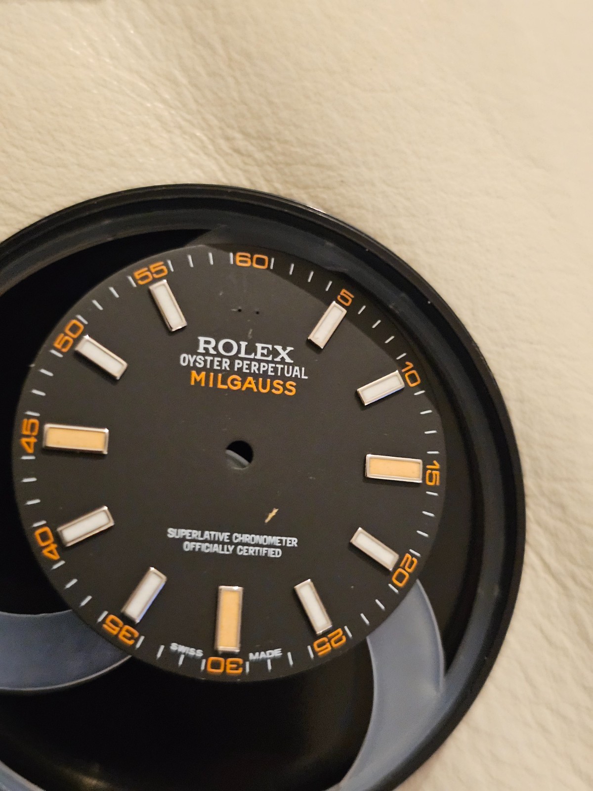 RARE Authentic Rolex Milgauss 116400 Black Dial – Orange Lume – Ref 116400 – 100