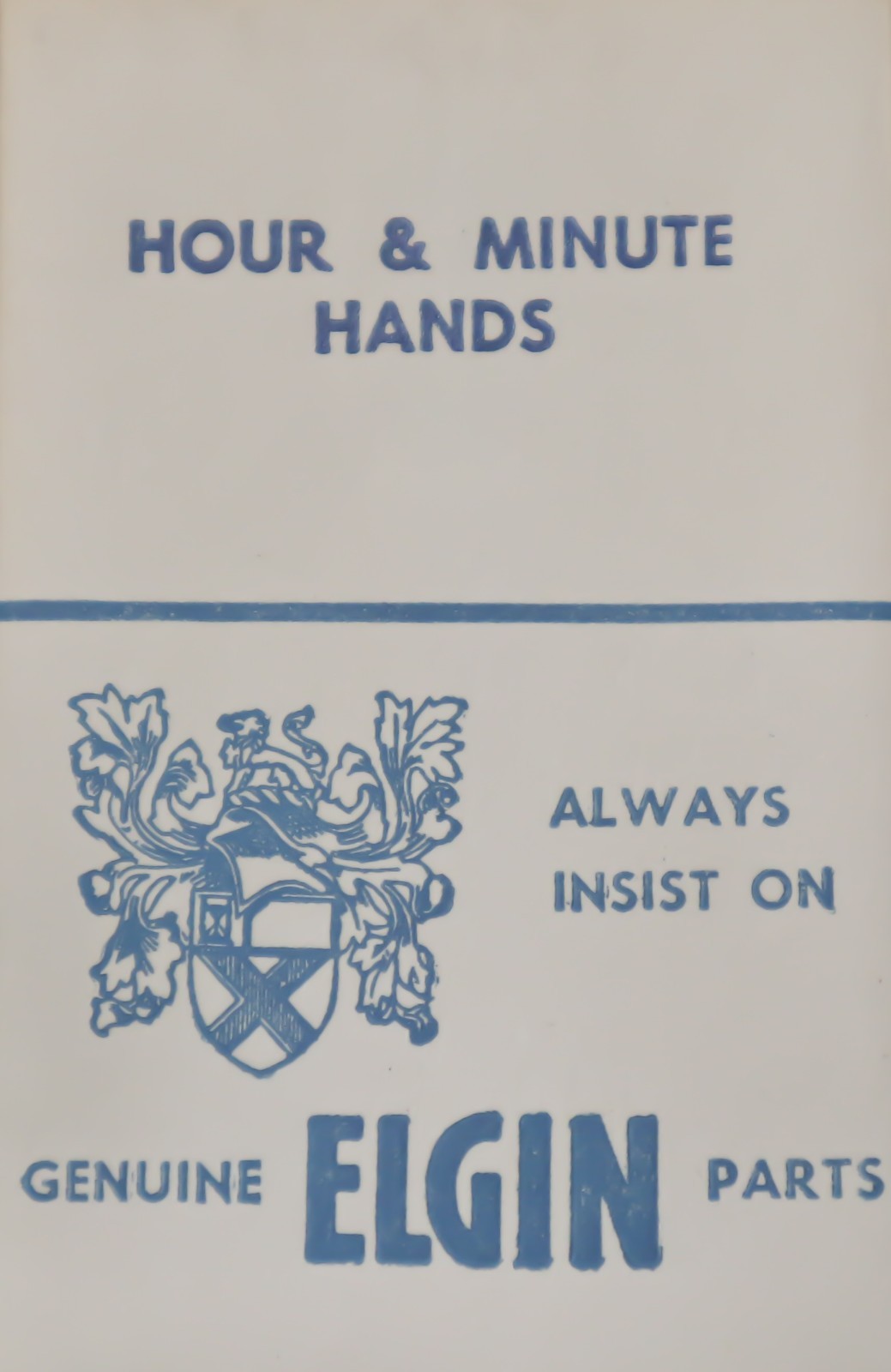 NOS Genuine Elgin Watch Hands For Parts Repairs Watchmakers – See List