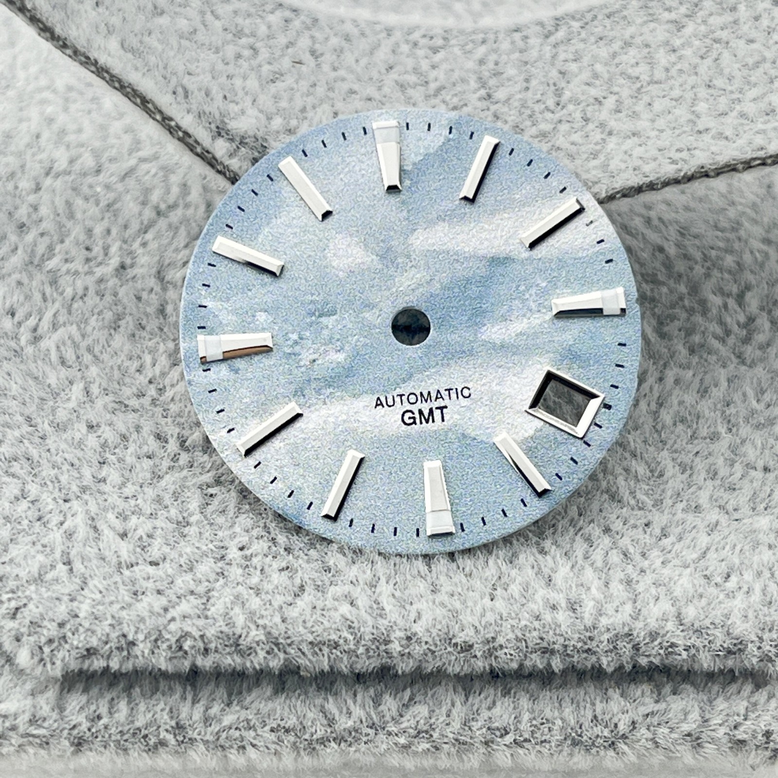 28.5mm Sky Blue Watch Dial Lume Watch Accessories for NH34/NH35 Movement
