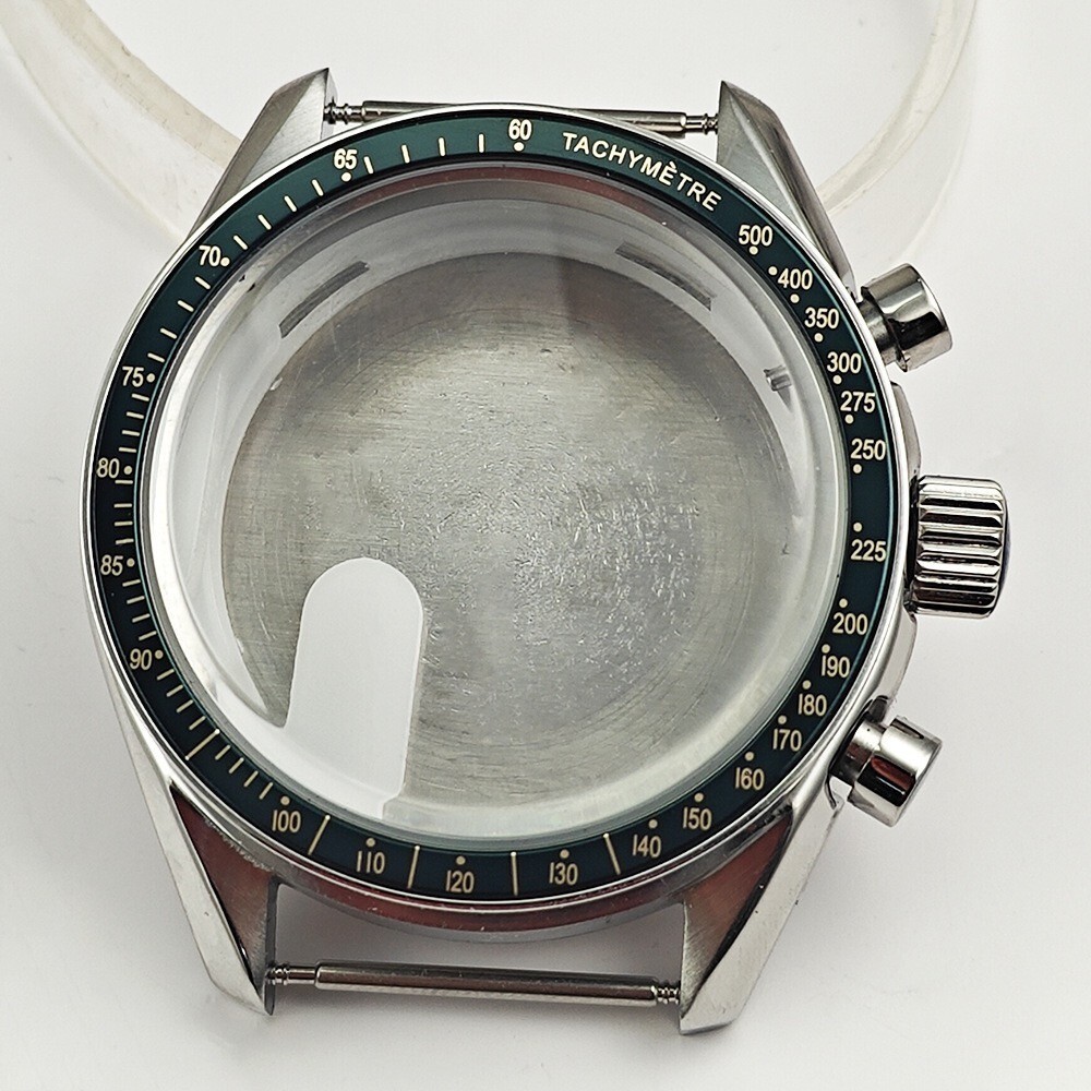 40mm Watch Case for Omega Speedmaster VK63/VK64 Chronograph Classic Steel