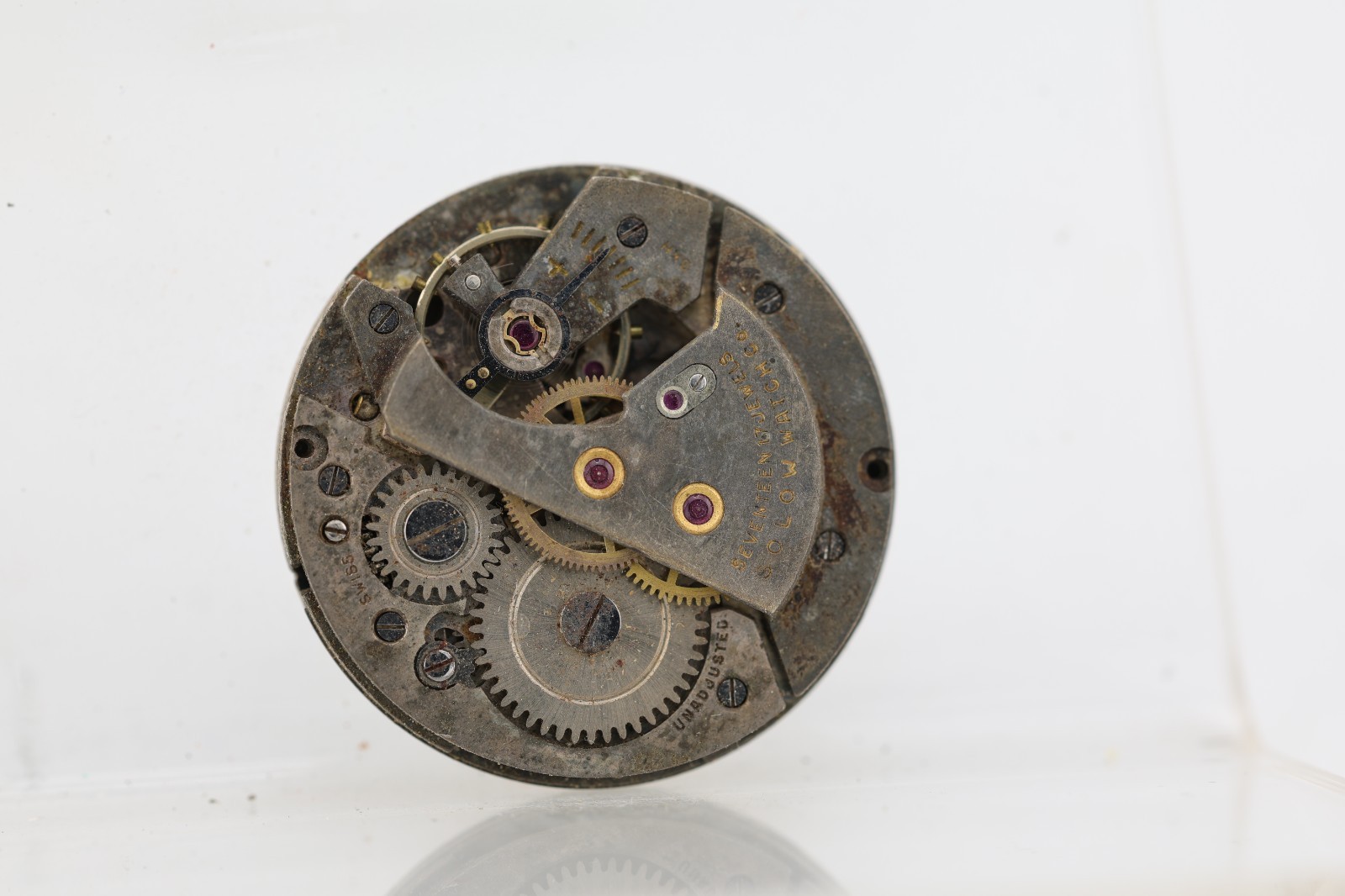 GENOVA 17j cal. AS 1187 SWISS WRIST WATCH MOVEMENT, GOOD BALANCE (OK)