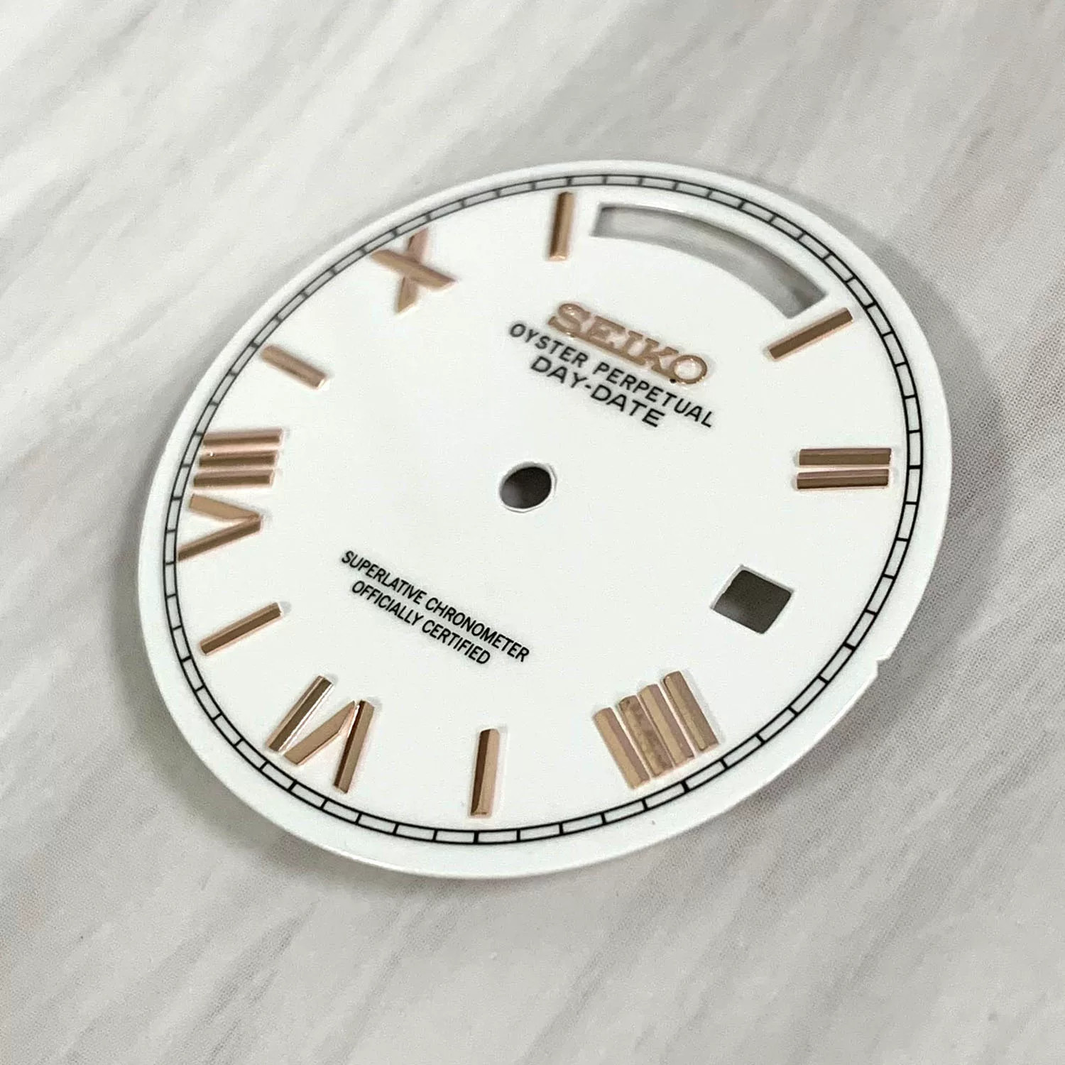 31mm No Luminous Watch Dial Double Calendar For 8285 Movement Watch Accessories