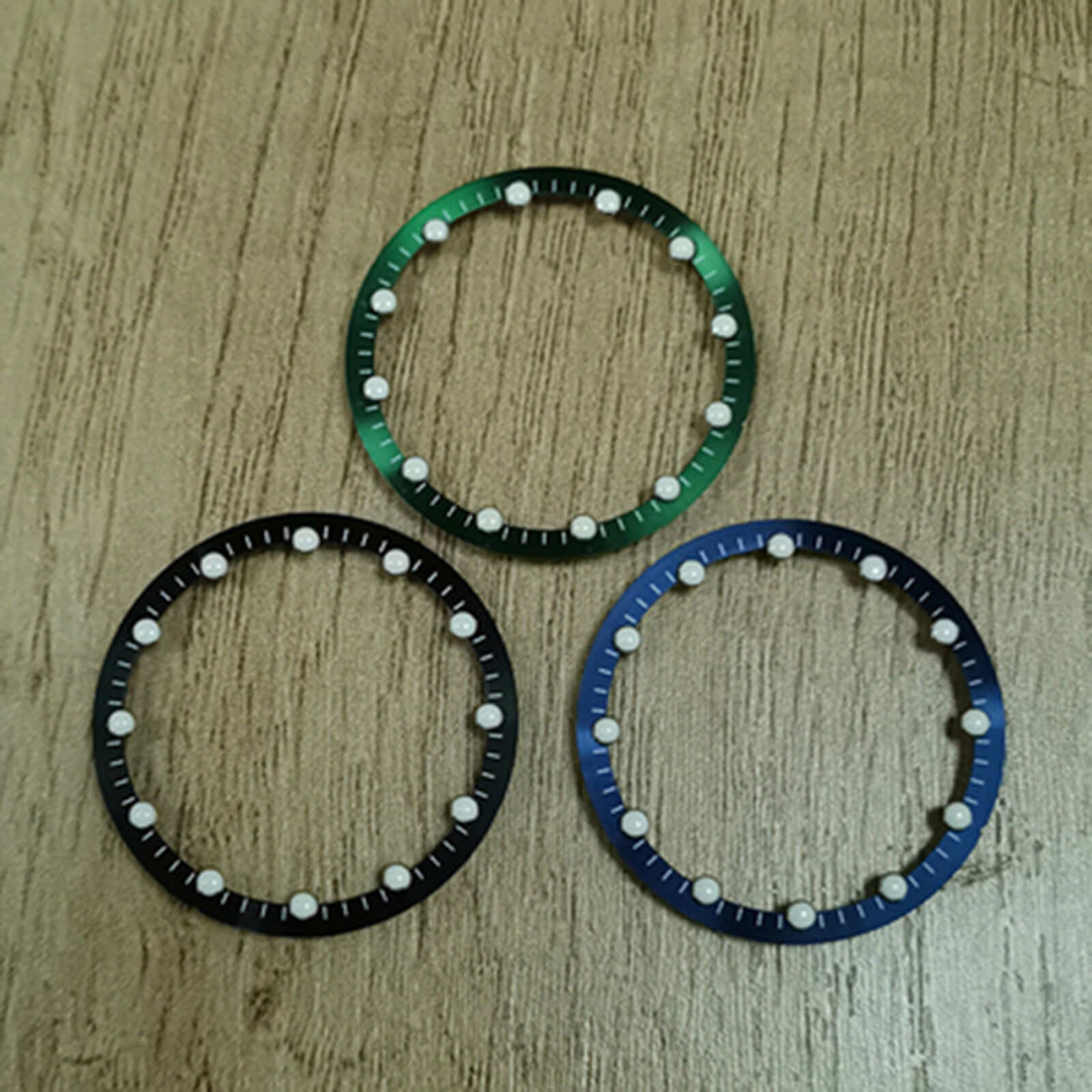 For NH70 Movement Watch Bezel Insert Ring Watch Inner Shadow Disc 28.5MM/24.5MM