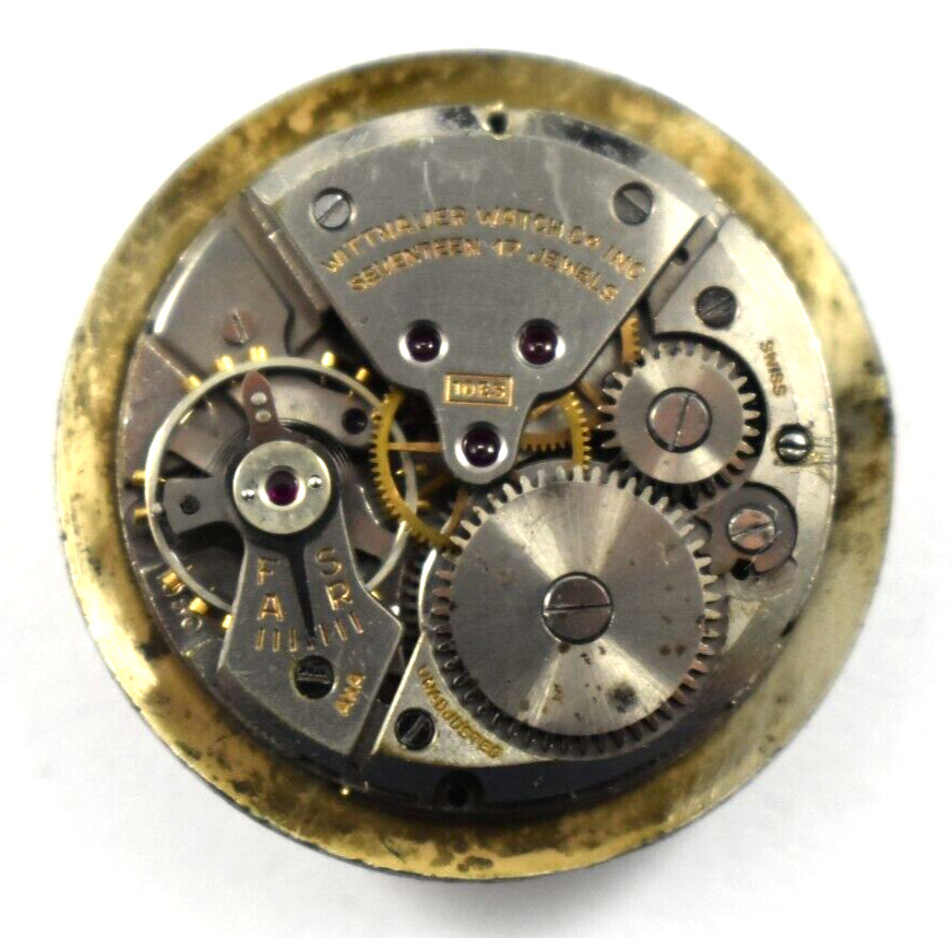 Vintage Wittnauer Manual Wind 17J 10ES Wrist Watch Movement lot.fm