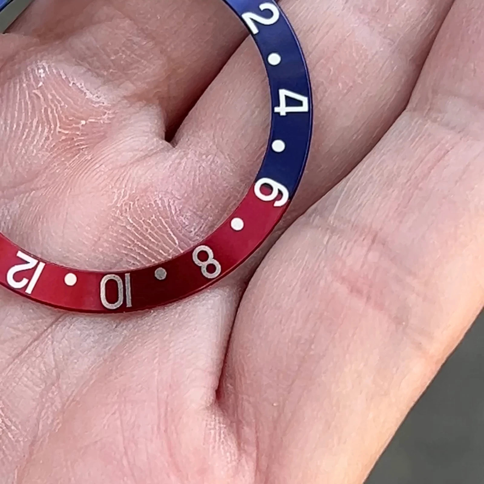 Vintage Factory Original Pepsi Bezel Insert for Rolex GMT Master 1675 16750