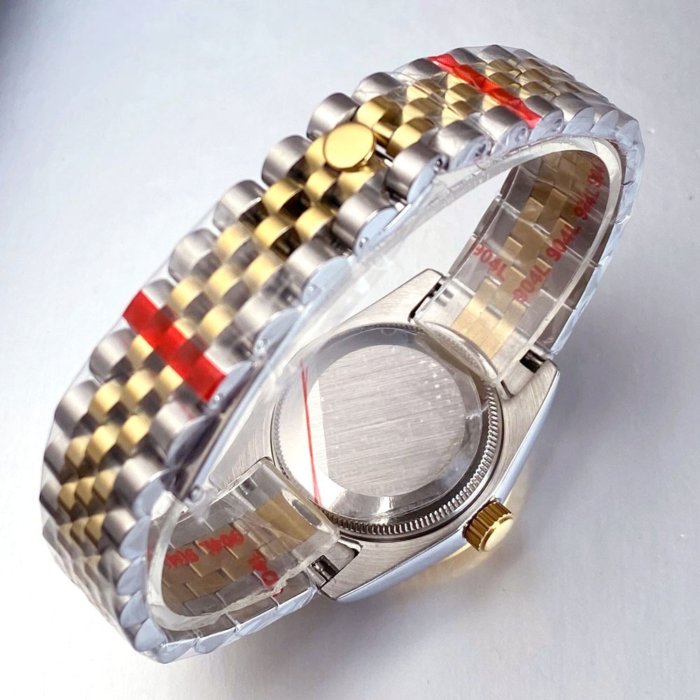 31MM Case Sapphire Jubilee Strap Fit NH05 NH06 Automatic Lady Watch Fluted Bezel