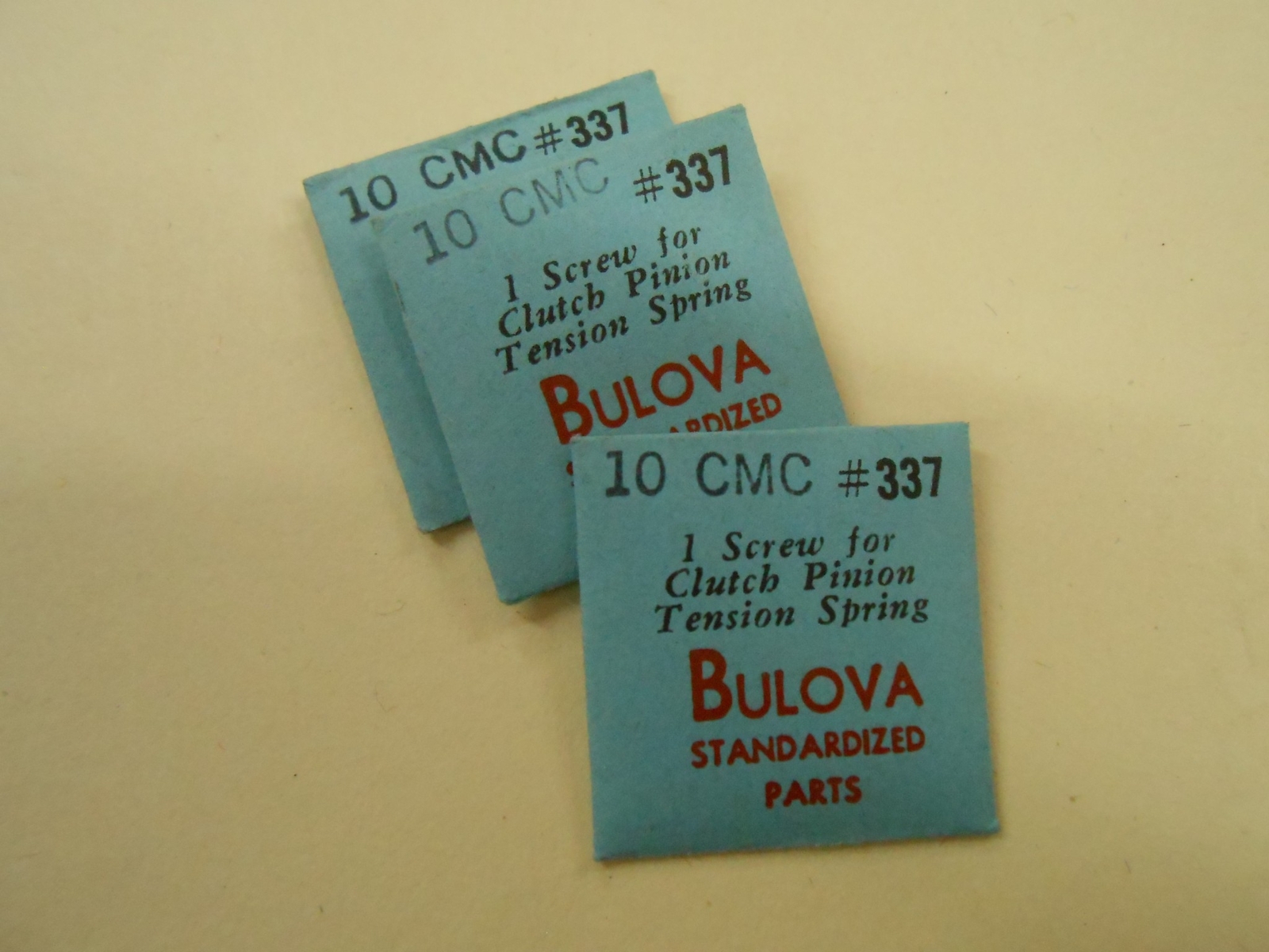 BULOVA watch part 10CMC SCREW FOR CLUTCH PINION TENSION SPRING #337 nos