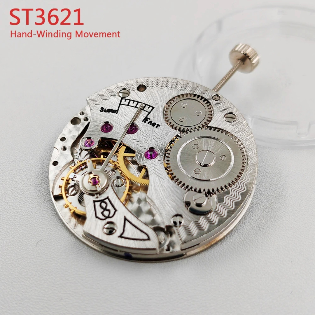 Seagull ST3621 Manual Mechanical Movement 17 Jewels Seconds at 6 Fit ETA 6498 En