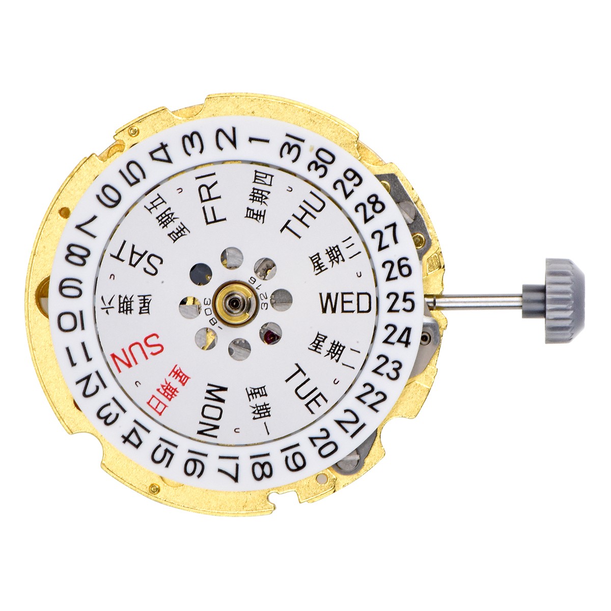 FOR MIYOTA 8205 JAPAN AUTOMATIC MOVEMENT 21 JEWELS DATE DAY DATE JAPAN