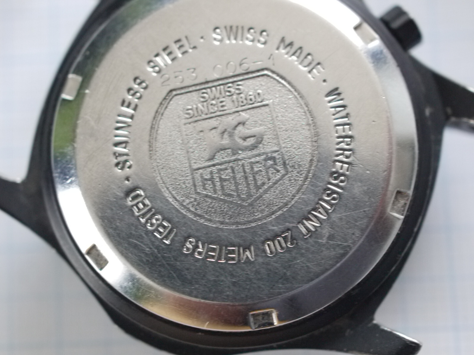 Tag Heuer Professional 2000 Chronograph Diver ref.253.006-1 CASE Ø36mm x 43mm