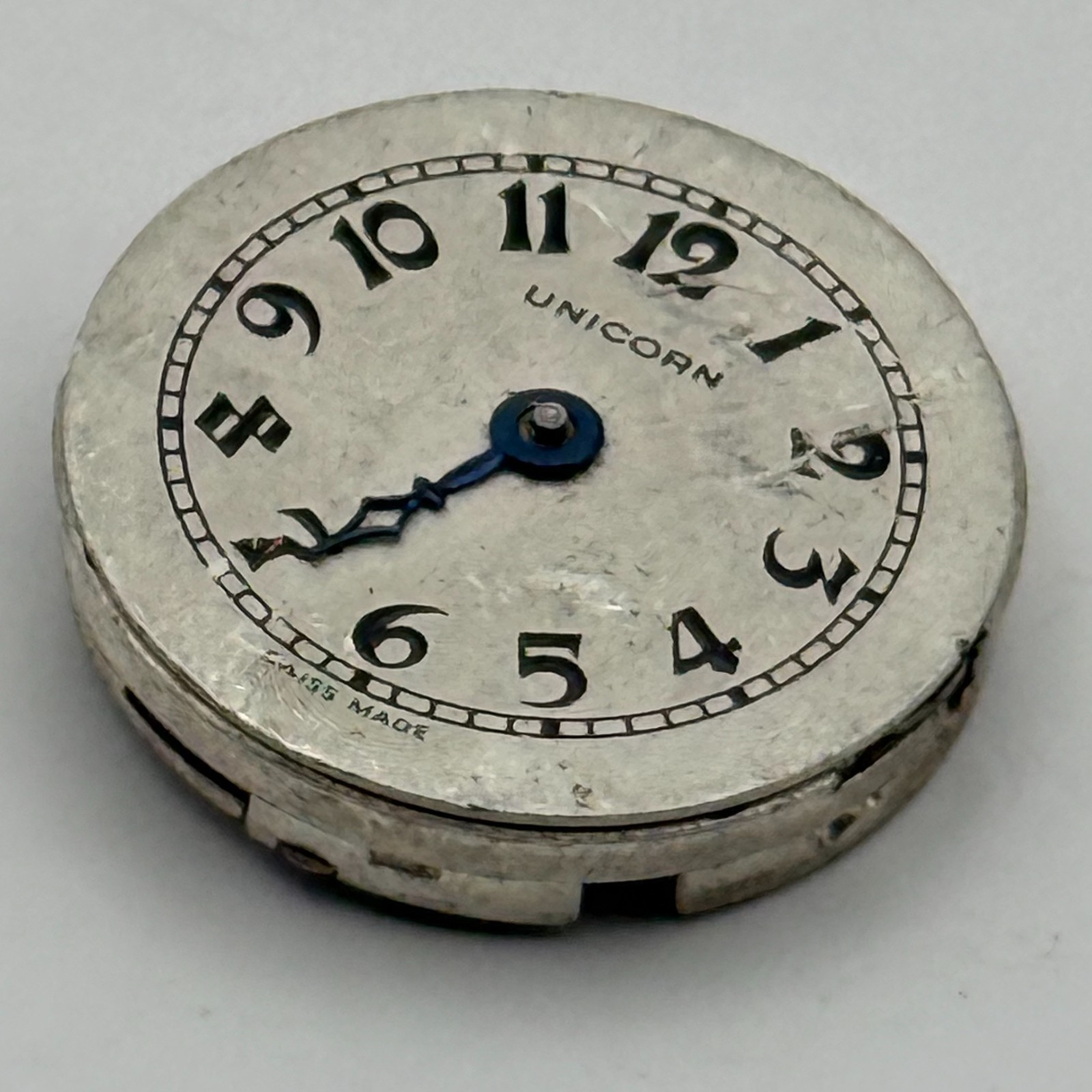 Unicorn Watch Movement Swiss 15 Jewels Small Manual Wind Parts 19.6mm