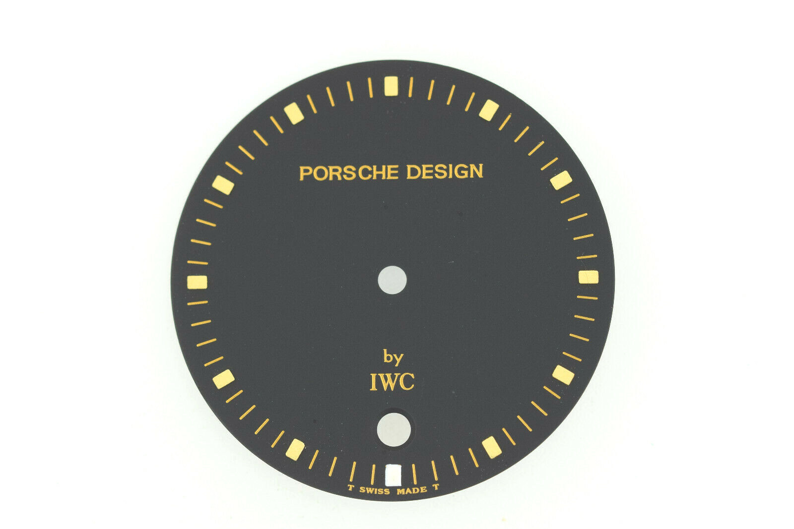 IWC Porsche Design Black Swiss T NOS Watch Dial Diameter 27 mm (ZB470)