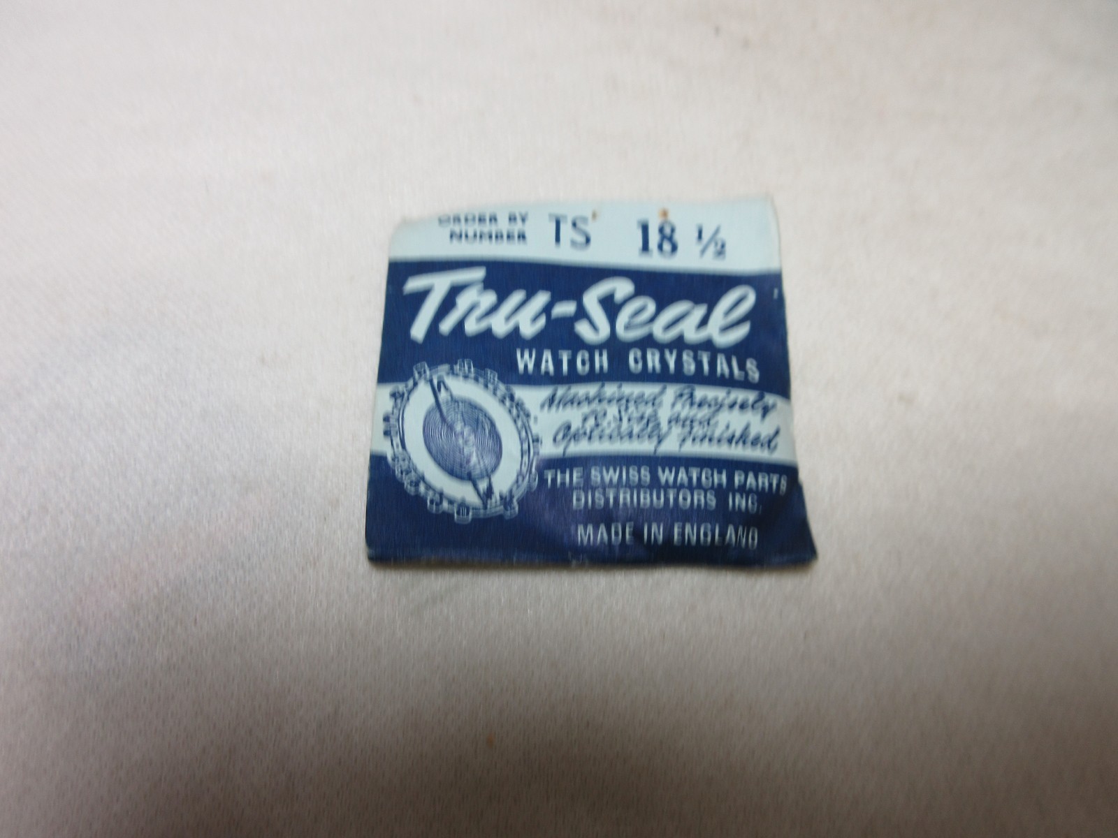 TRU-SEAL WATCH CRYSTAL TS 18 1/2 WATCHMAKER REPLACEMENT PART #198
