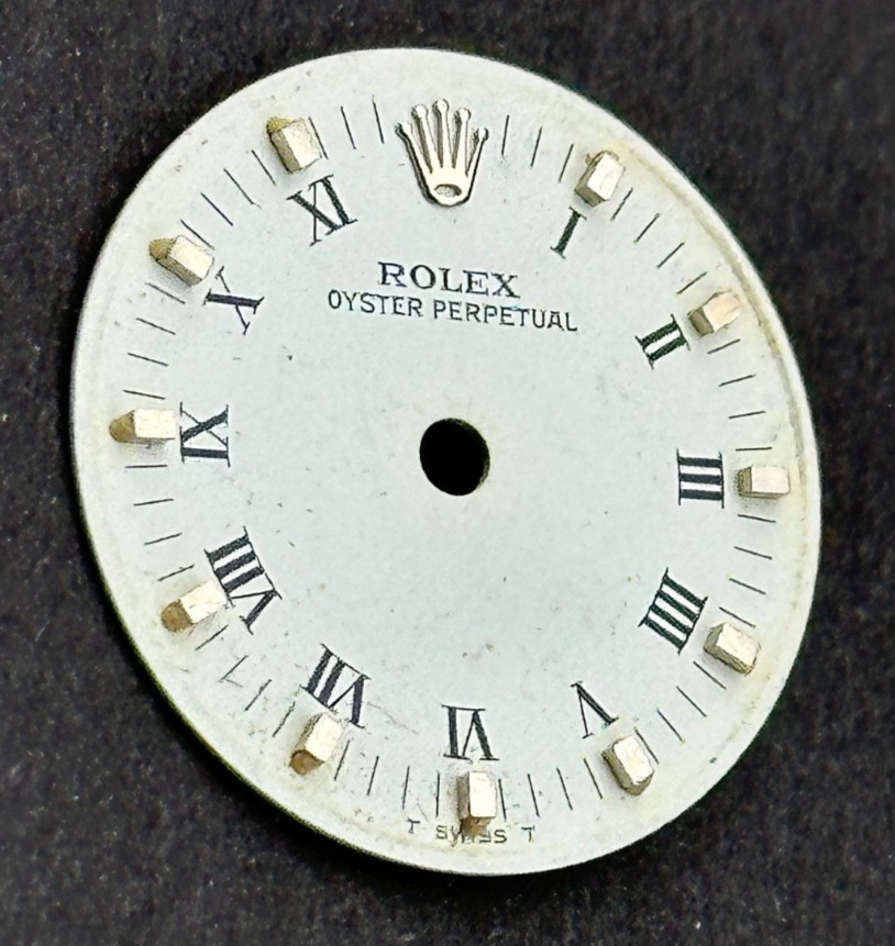 Vintage Rolex Ladies Oyster Perpetual Watch Dial For 24mm No Date
