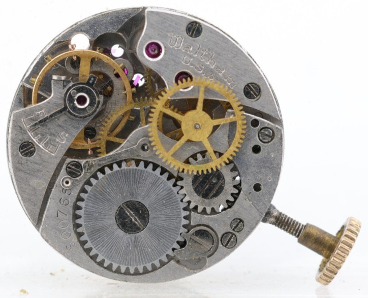 WALTHAM PREMIER S00765 WRIST WATCH MOVEMENT, GOOD BALANCE, FOR REPAIR (JA)