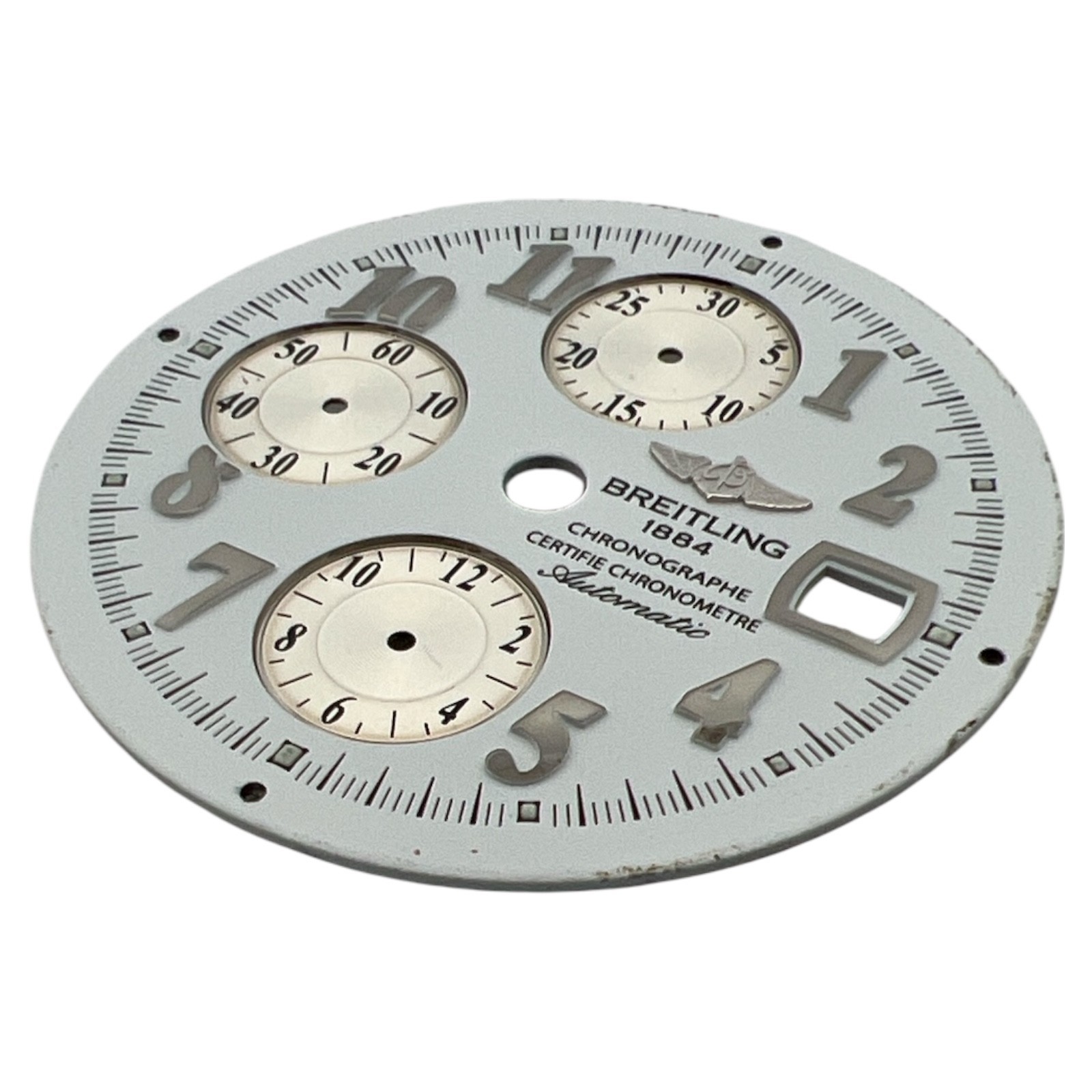 Genuine Breitling Chronomat Evolution 43mm Arabic Dial White A13356