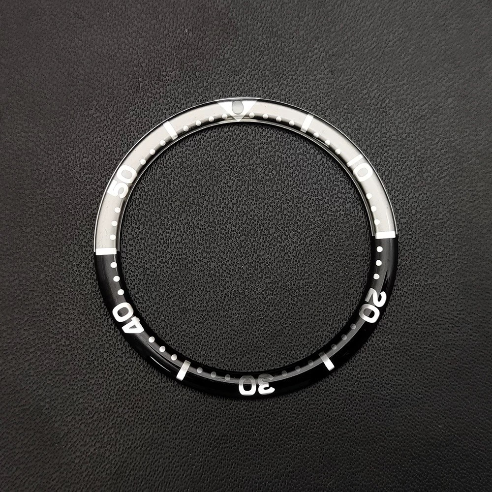 38MM RESIN BEZEL INSERT W/3M TAPE FOR Seiko SKX007, SKX011