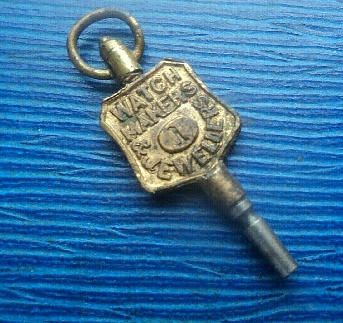 Scottish Advertising Pocket Watch Key – Hill Bros. of Glasgow no. 1