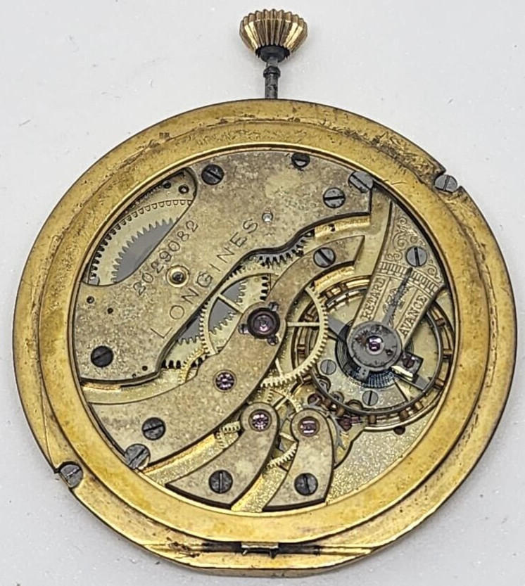 LONGINES Ultra slim pocket watch movement – Manual wind movement for parts