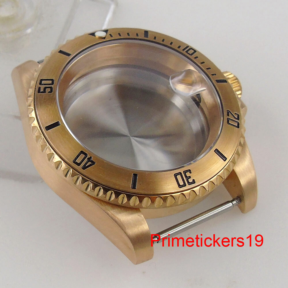 40mm Cusn8 Bronze 200M Dive Watch Case Sapphire Fit NH35 NH36 ETA2824 PT5000