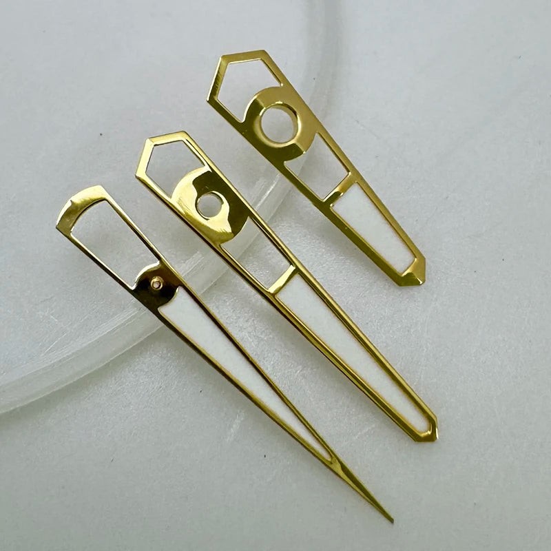 Silver/Gold/Rose Gold Green Luminous Receiving Watch Hands for NH35A/NH36/4R/7S