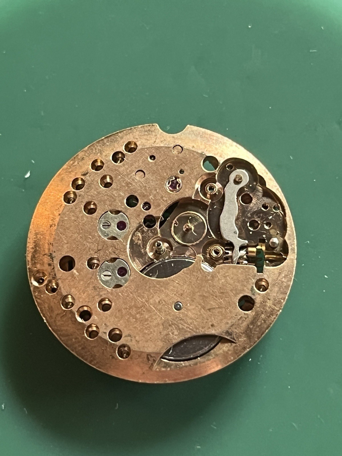 GOOD BALANCE Partial ST 1686 Croton 17j Watch Movement A3RN A6131