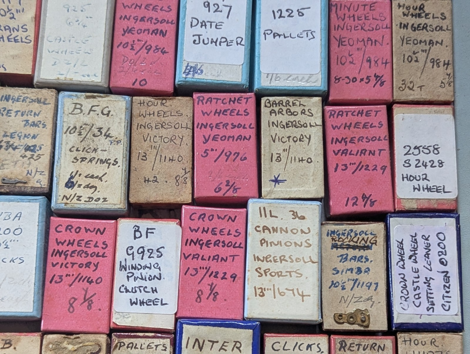Watch Parts, New Old Stock in Boxes, Various Makes / Cals, BFG, Brac etc #R602