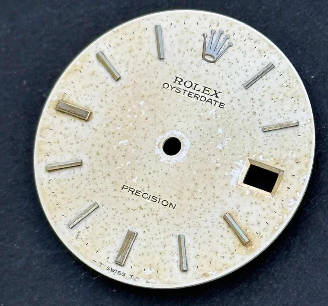 Vintage Rolex Oysterdate Precision Watch Dial For 6694