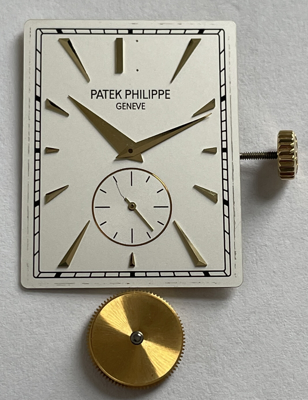 Patek Philippe 5124 Yellow Gold Gondolo dial with hands, crown 100% Authentic