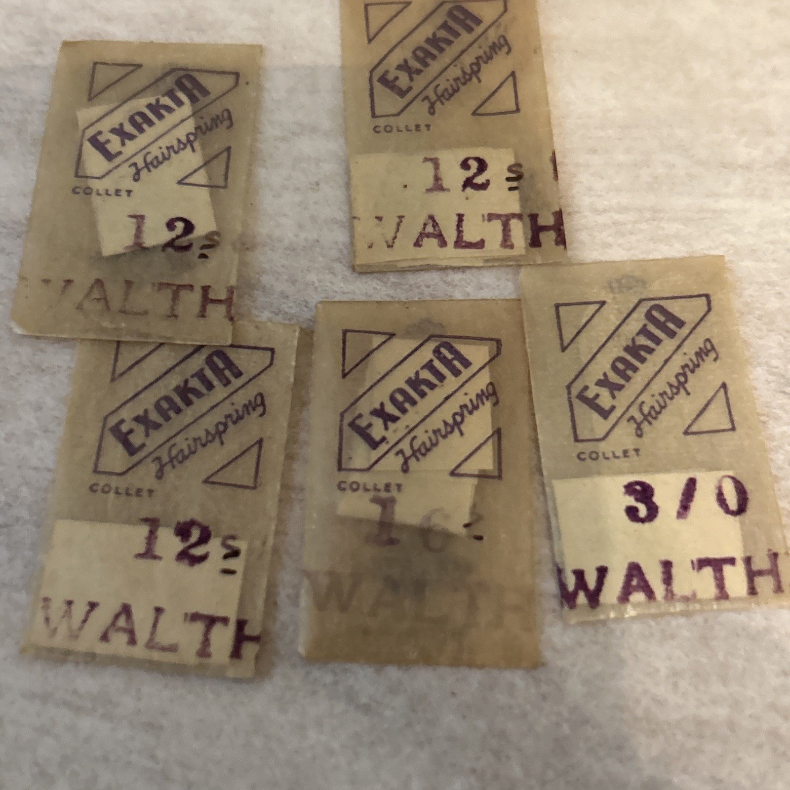 Waltham Pocket Watch Hairsprings