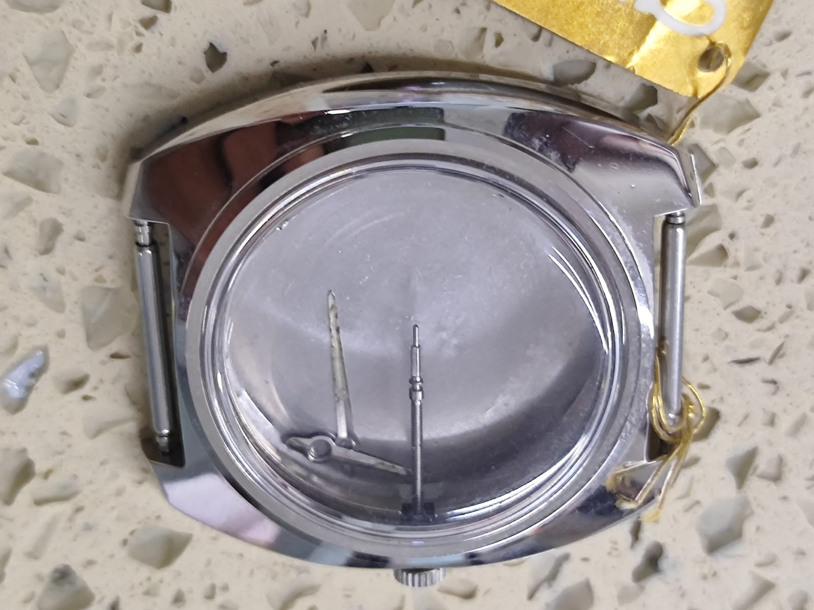 Seiko 7006-7000 Part CASE & Hands & crown Japan – sample NOS 1979