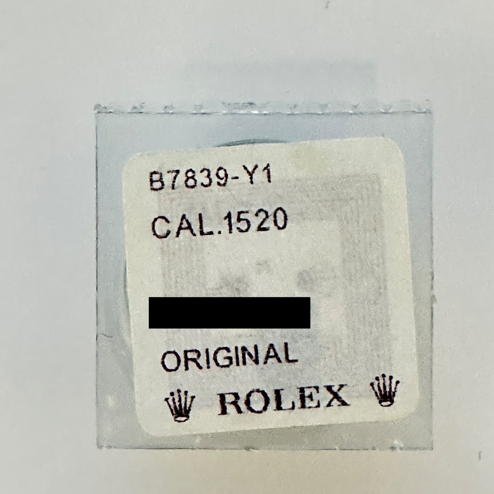 Genuine Rolex Caliber 1520 Friction Spring B7839-Y1 New Sealed In Package