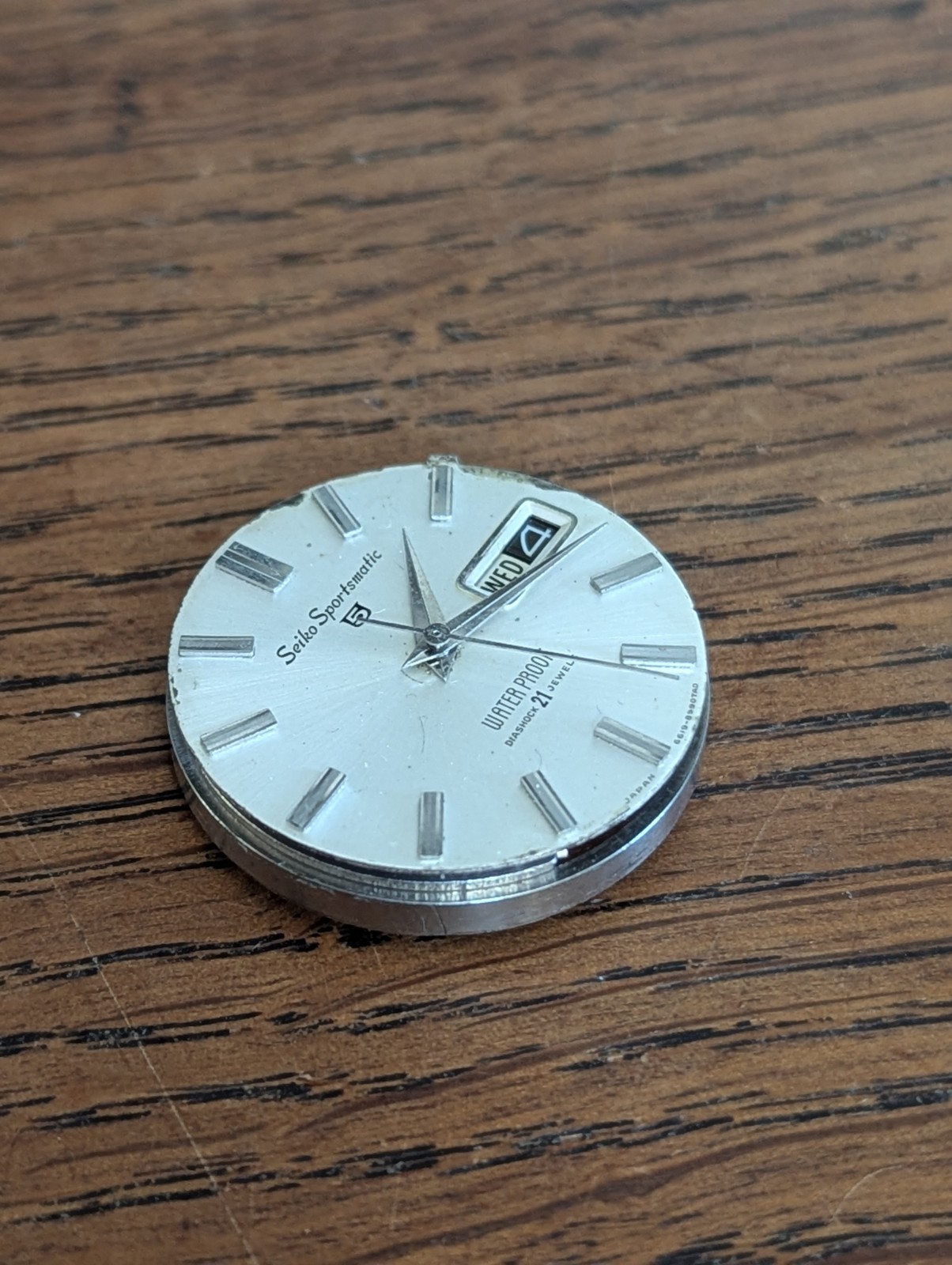 Seiko Sportsmatic, Cal 410 Movement/Dial/Hands, Ticking for Restoration #S630