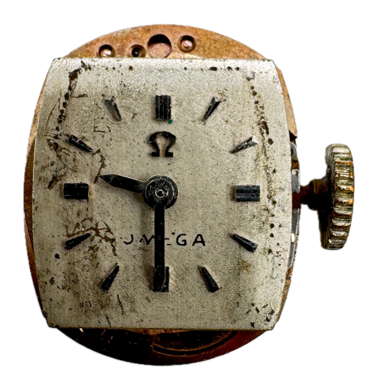 Vintage 11.5mm Omega 17 Jewel Mechanical Ladies Wristwatch Movement 483 Swiss