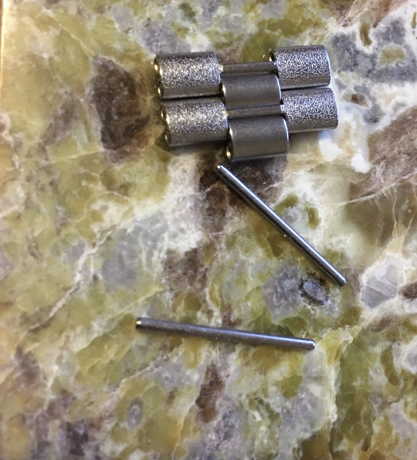 NSA watch band 2 links and 2 pins for Silverstone Favre-Leuba Novavit bracelet