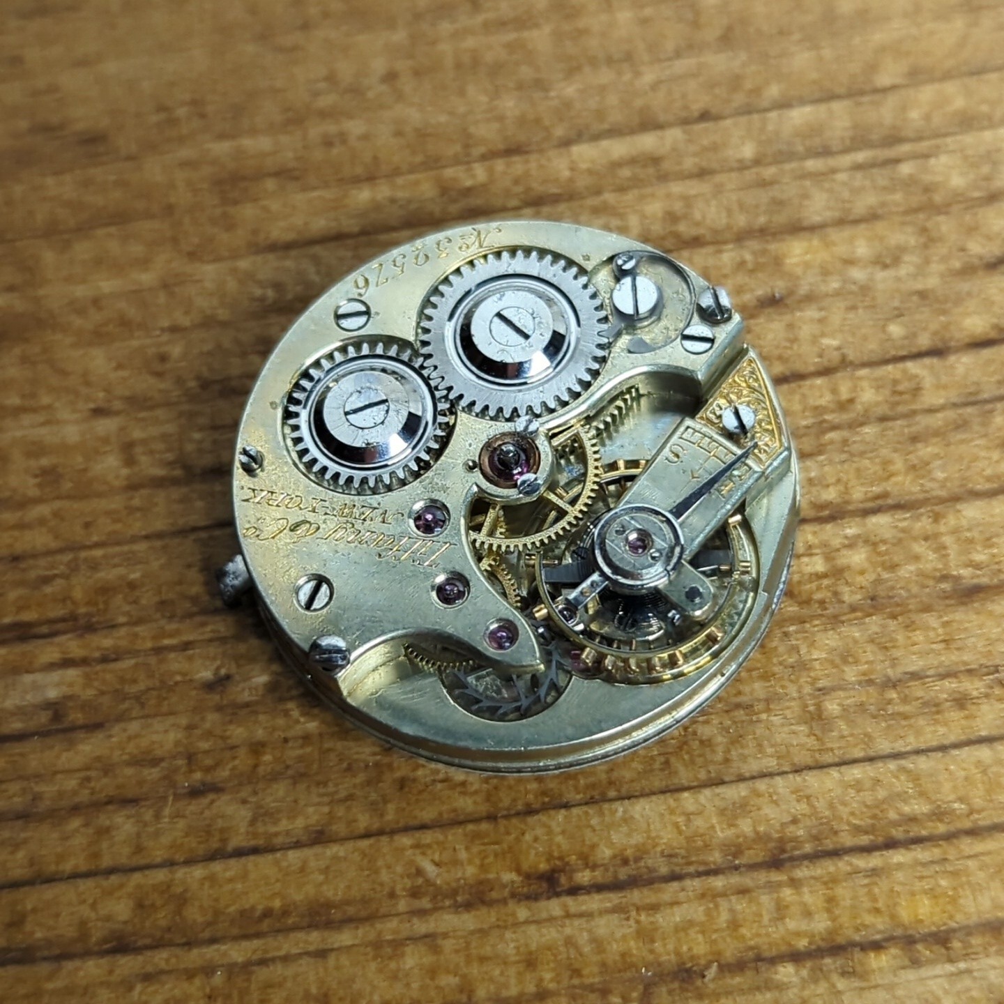 Aggasiz for Tiffany & Co New York Pocket Fob Watch Movement for Project (F229)