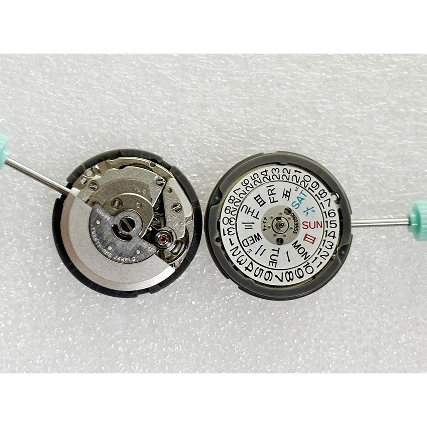 For NH05B/NH06B/NH05A/NH06A Three-Hand Dual Calendar Movement Watch Movement