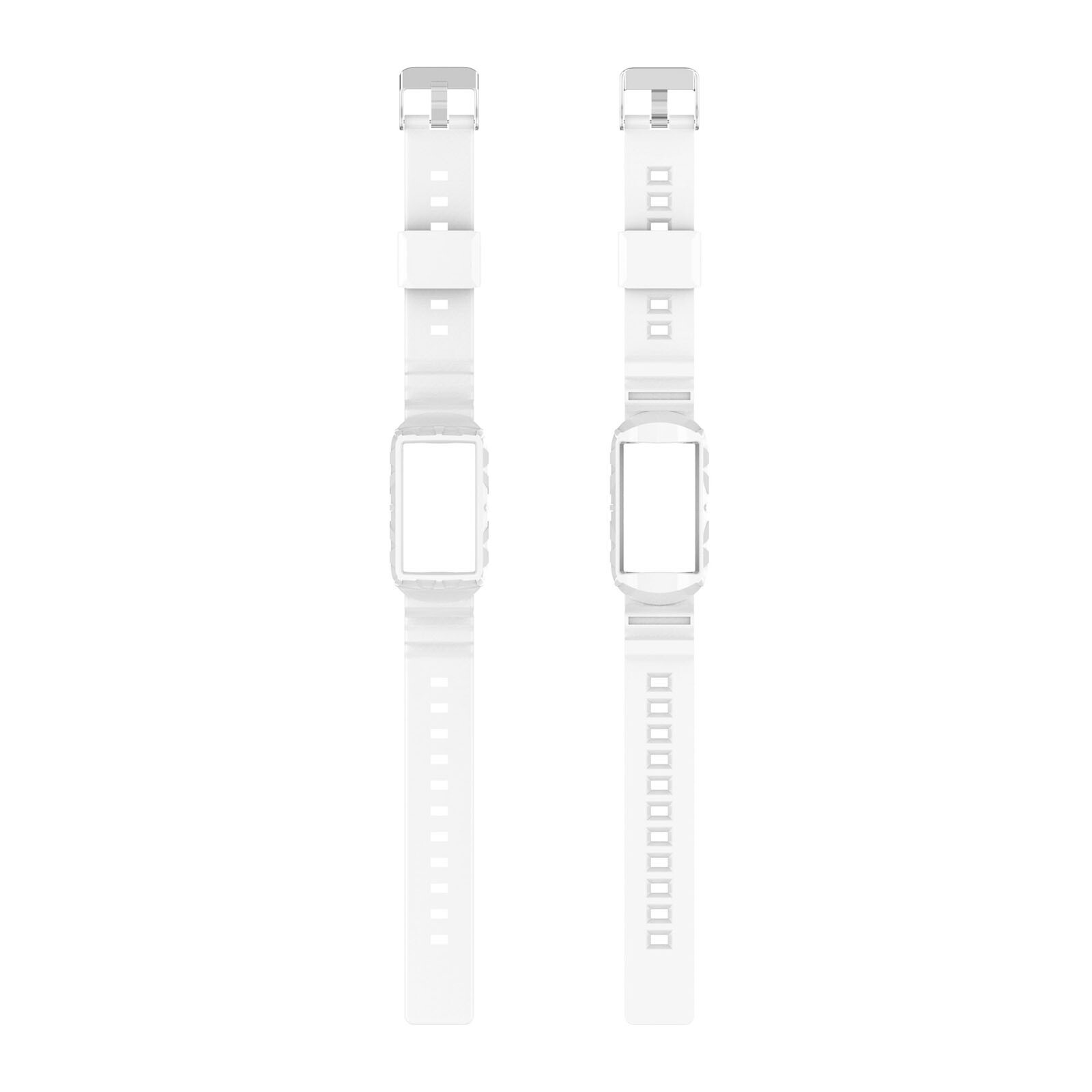 TPU Armor-In-One Watch Strap Watch Accessories Parts for Fitbit Charge6/5/4/3