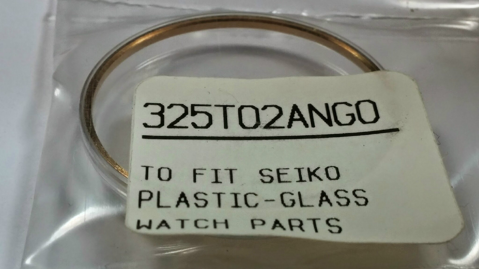 to fit 325T02ANGO Gold rim, Watch Glass Crystal, – watch part
