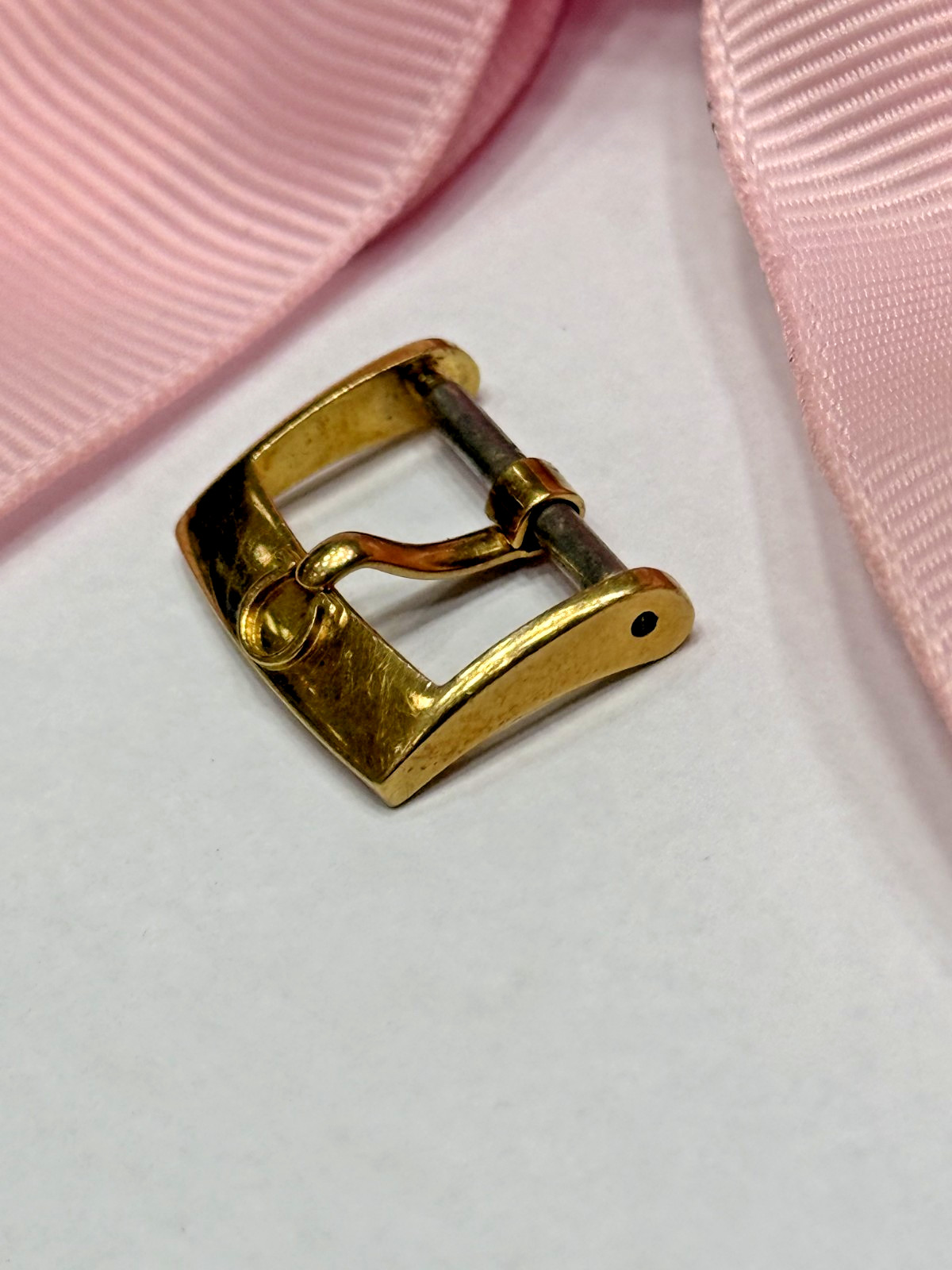 Omega Buckle 16mm Solid Gold 18k Swiss Made Genuine !