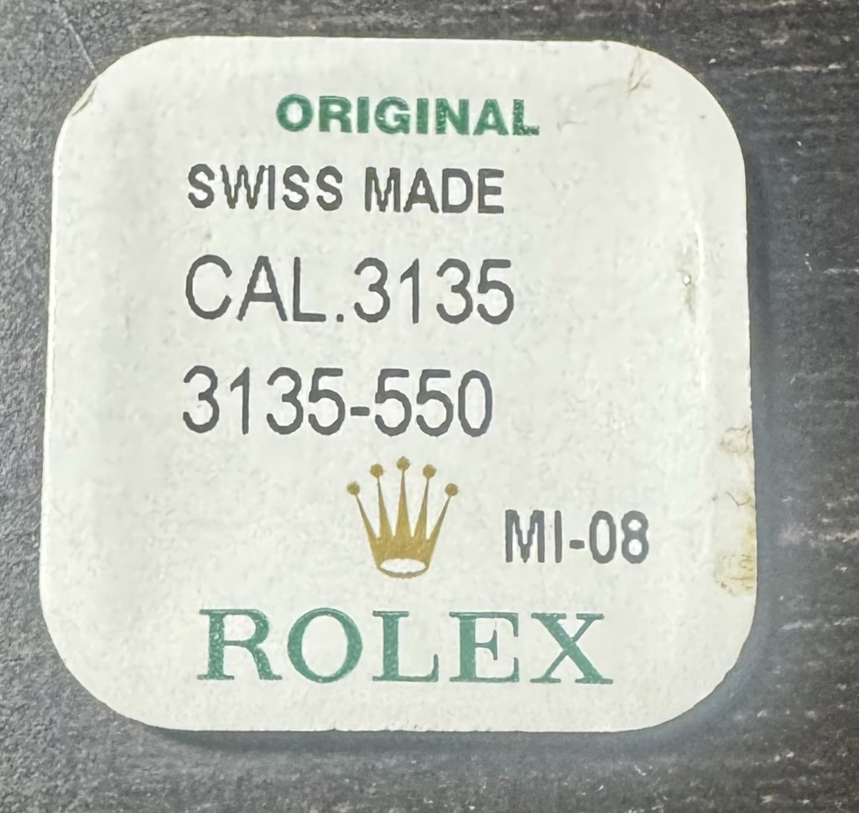 Rolex Cal. 3135 Part 550 Pinion For Weight 3135-550