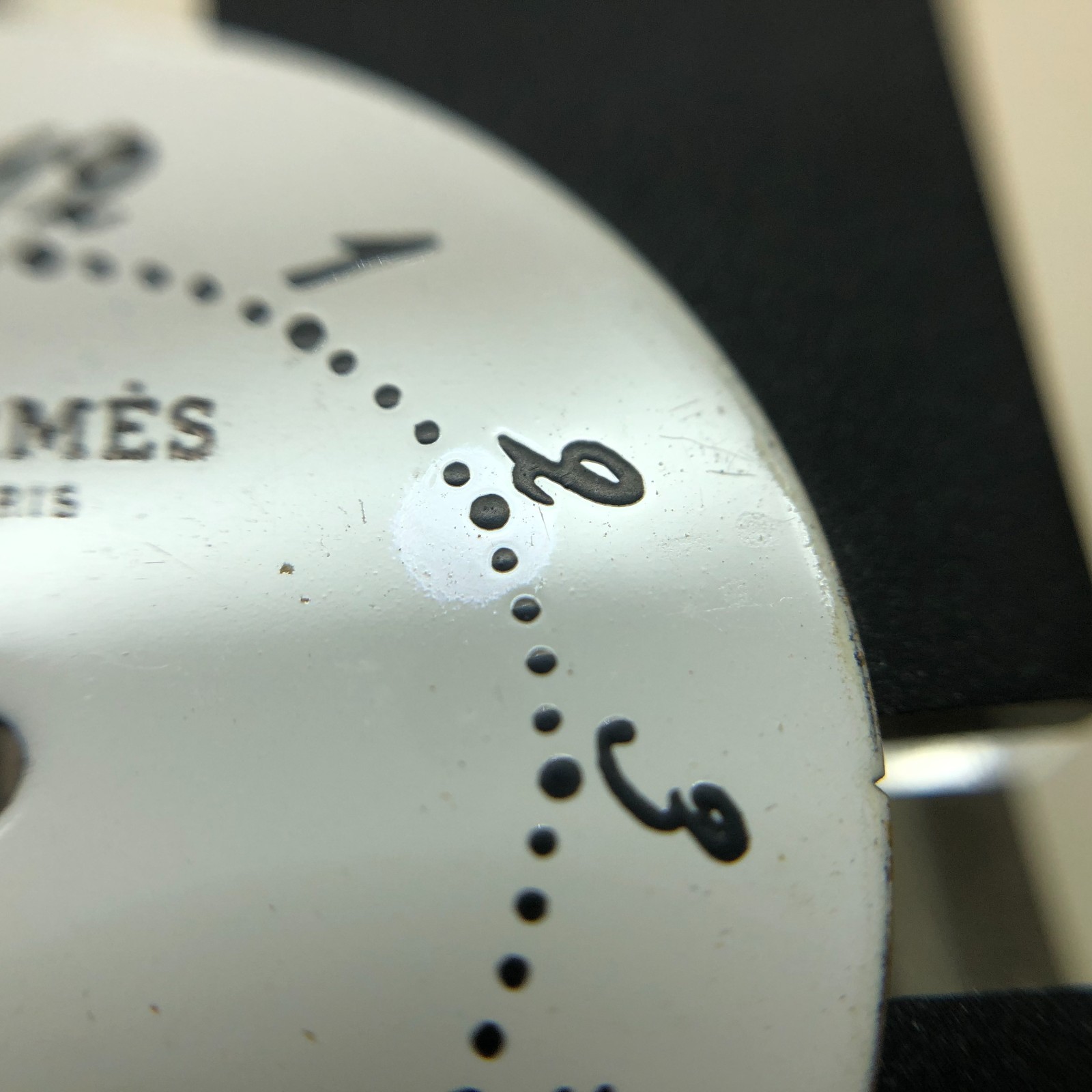 [w2468] HERMES DIAL Arceau 25.5mm Non date EX/VG