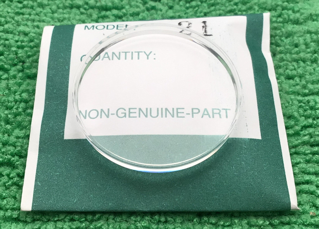 Acrylic Crystal To Fit Rolex Cases 25-21 NOS